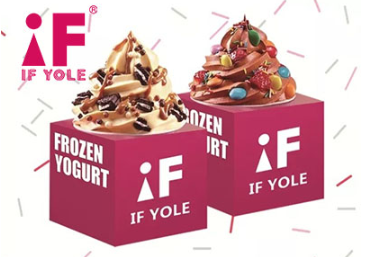 IFYOLE冻酸奶传承了冻酸奶的优雅与大气 体现了品牌旺盛的生命力