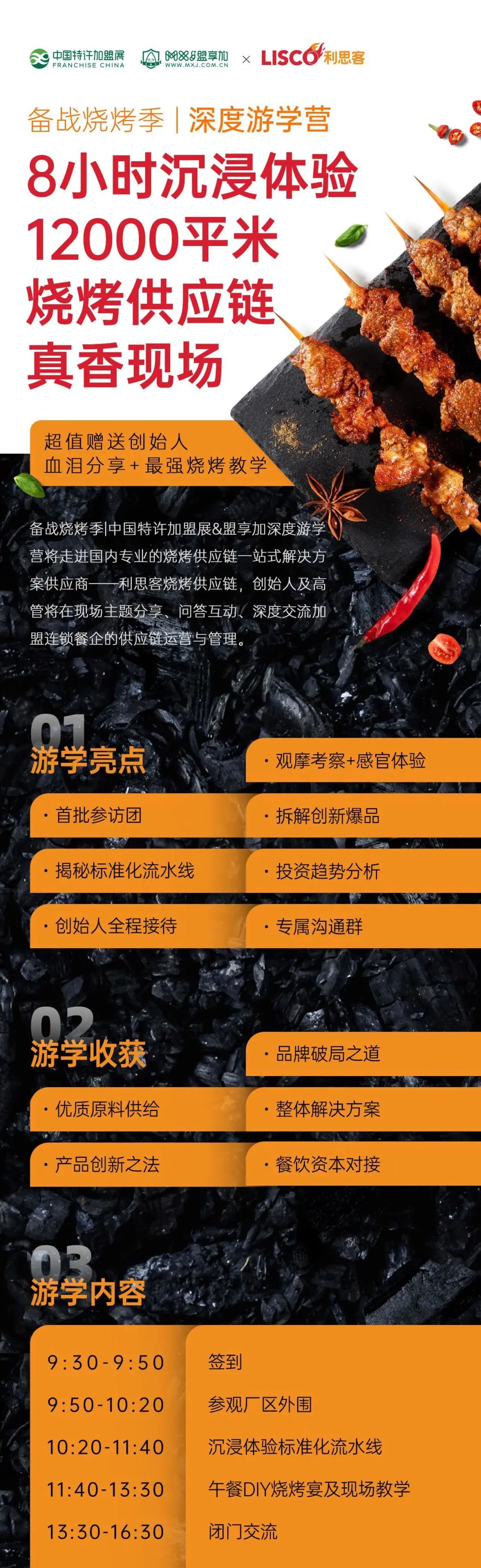 备战烧烤季，夏日最强烧烤教学来了！利思客烧烤供应链深度游学营！